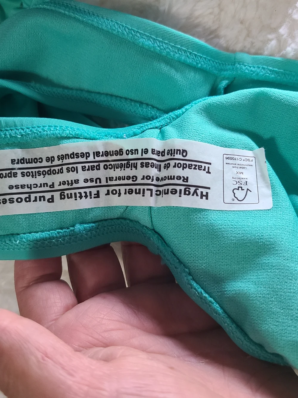 wonder nation Teal Ruffle-Strap Girls' Two-Piece Bikini Size M(8)